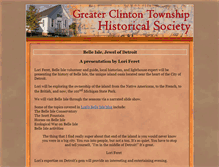 Tablet Screenshot of clintontwphistory.org